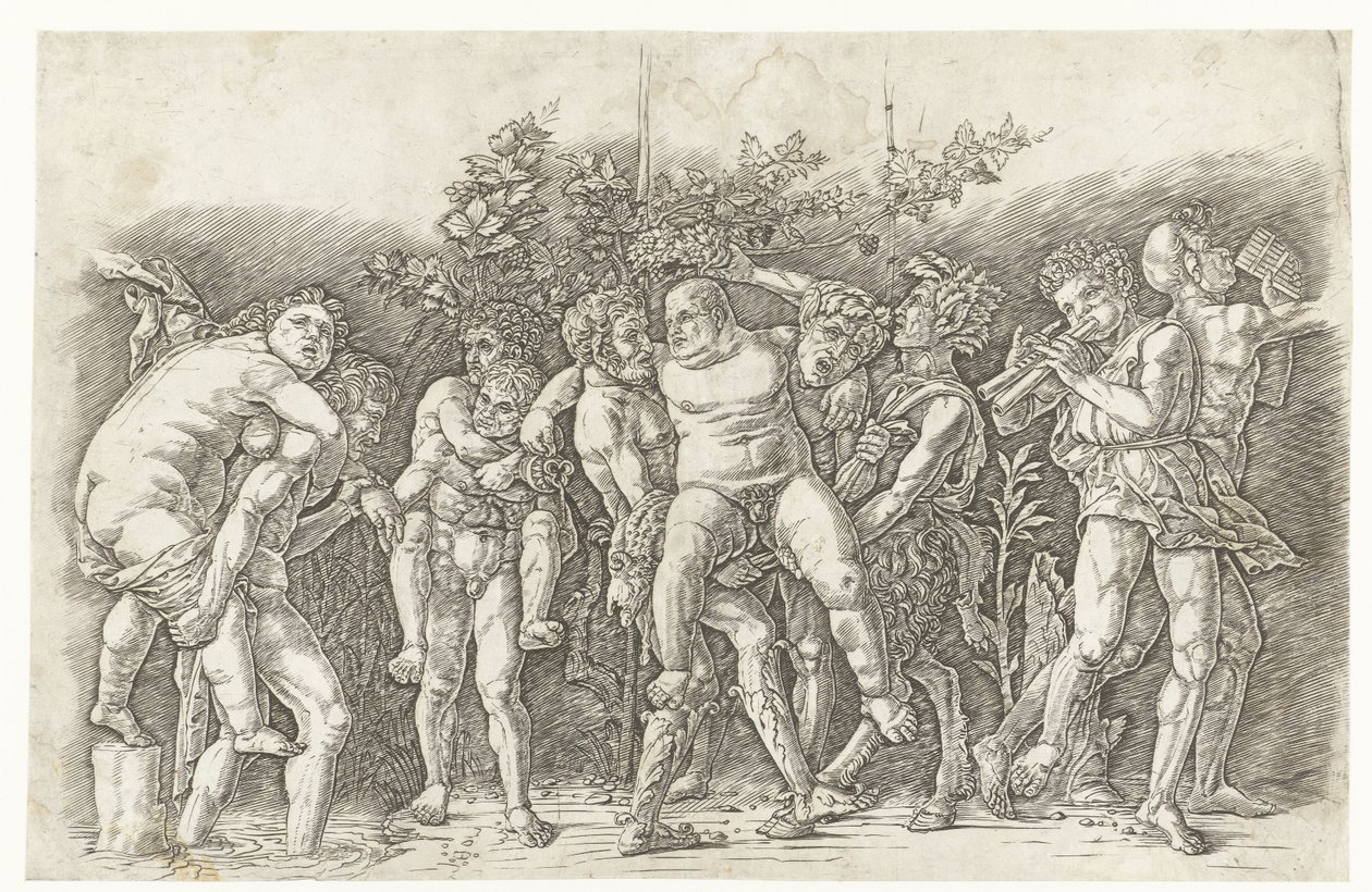 التقى Bacchanal مع Silenus بواسطة أندريا مانتيجنا