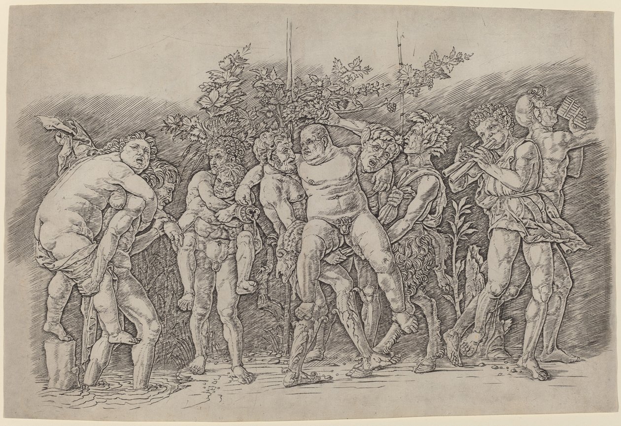 باتشانال مع Silenus بواسطة أندريا مانتيجنا