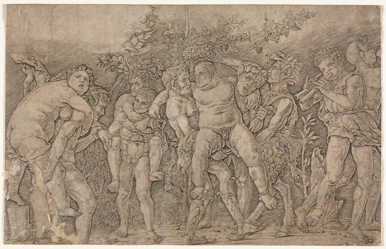 باتشانال مع Silenus بواسطة أندريا مانتيجنا