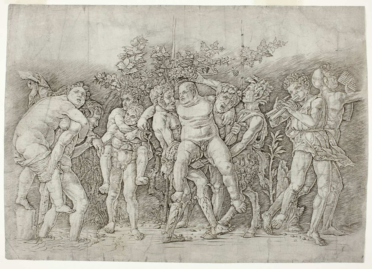 باتشانال مع Silenus بواسطة أندريا مانتيجنا