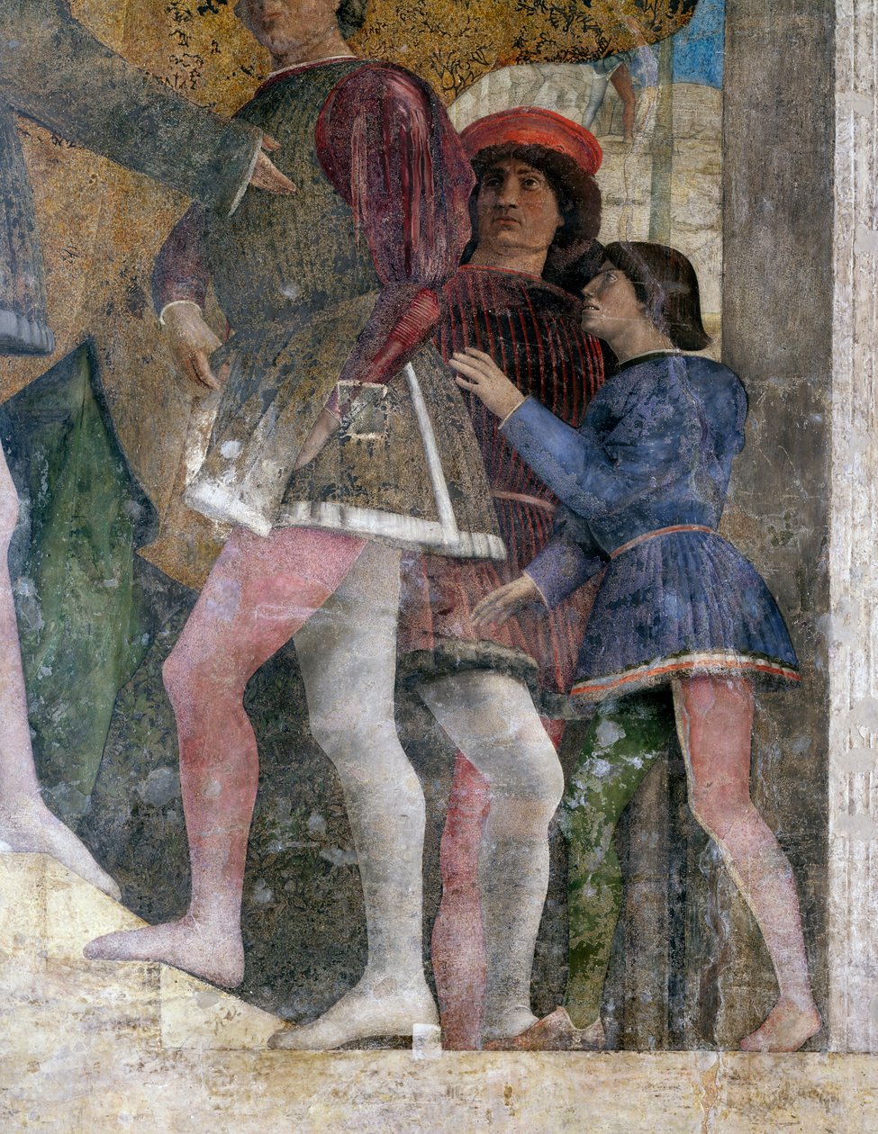 Courtiers, detail from the Court Wall بواسطة أندريا مانتيجنا