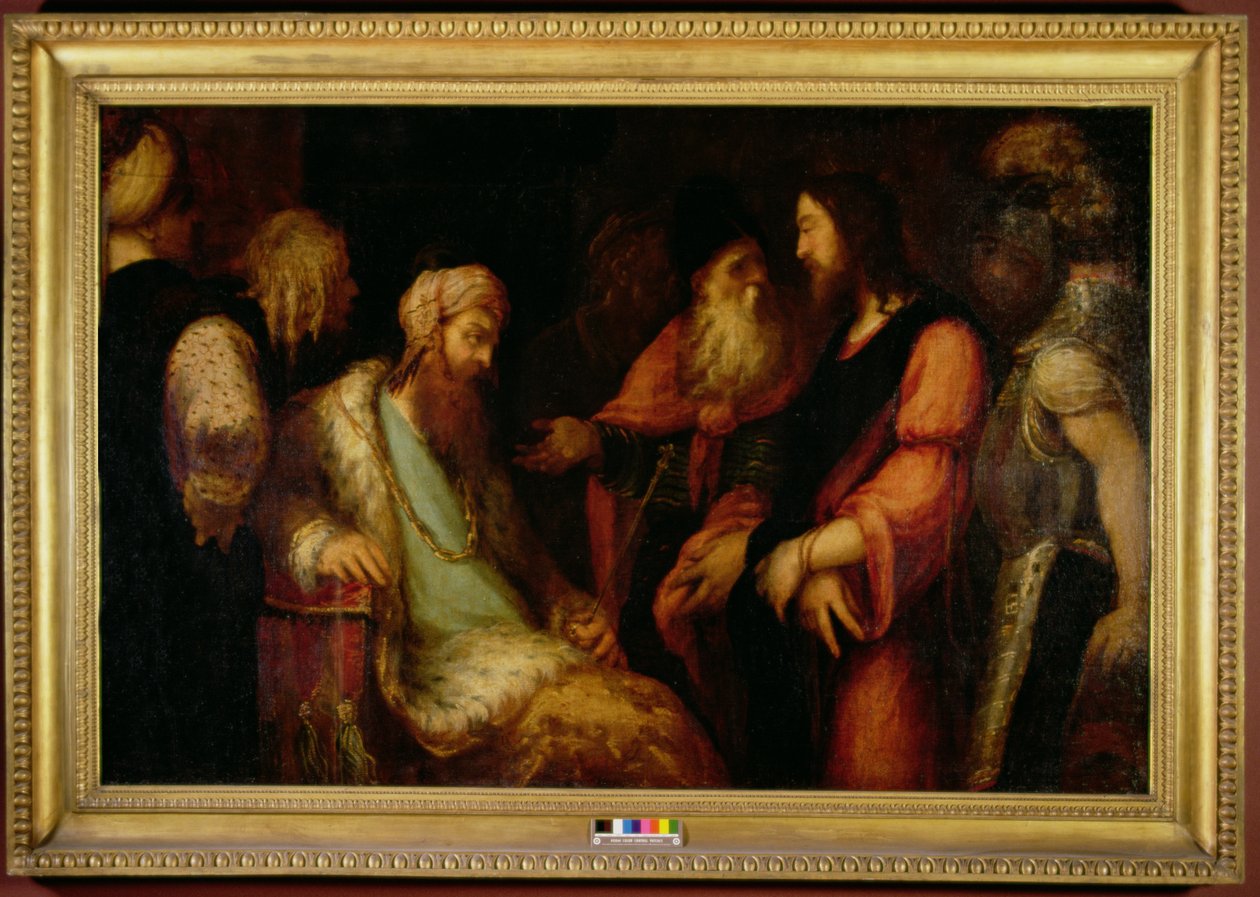 المسيح قبل هيرودوس ، 1558-62 بواسطة أندريا شيافوني