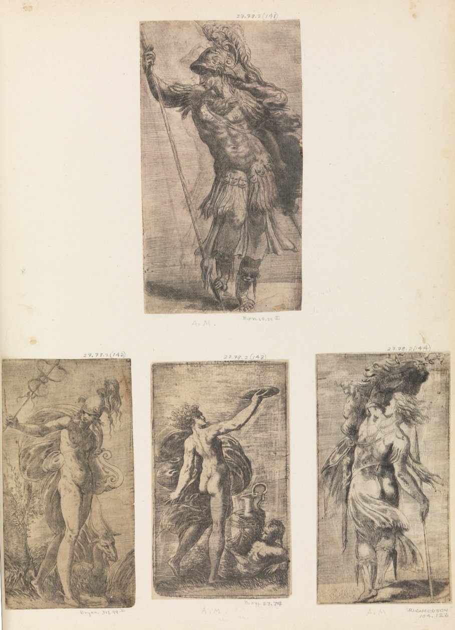 مارس ، كاليفورنيا. 1546-52. بواسطة أندريا شيافوني