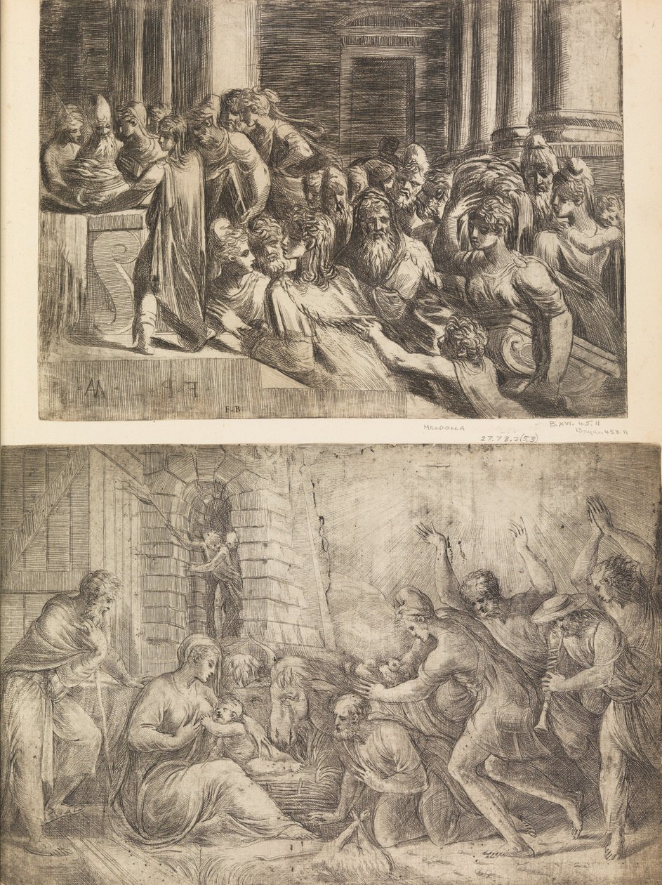 الميلاد ، كاليفورنيا. 1558-60. بواسطة أندريا شيافوني