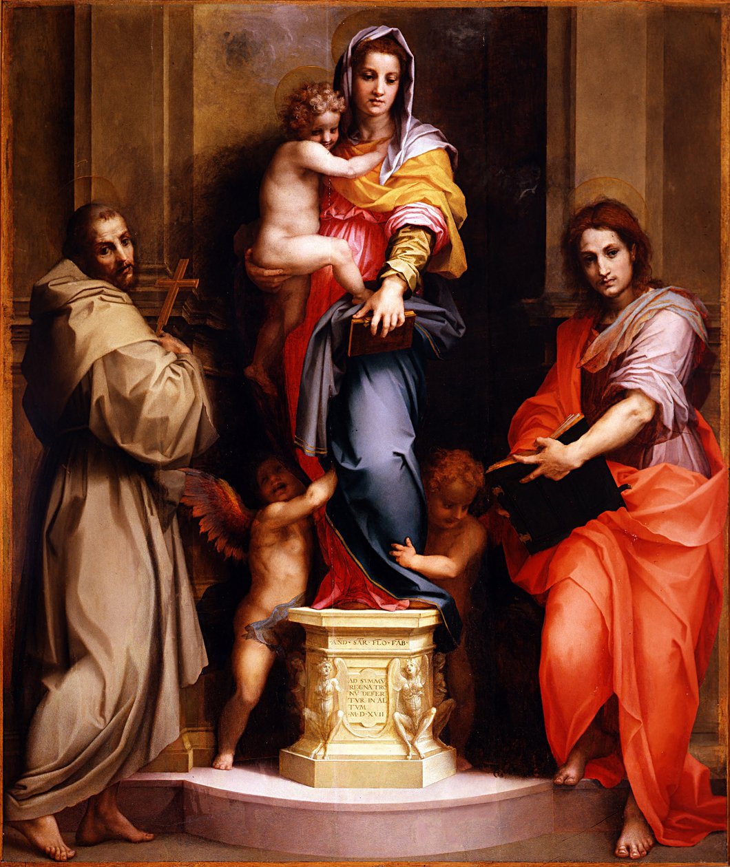 مادونا من Harpies مادونا من Harpies ، 1517 بواسطة أندريا ديل سارتو