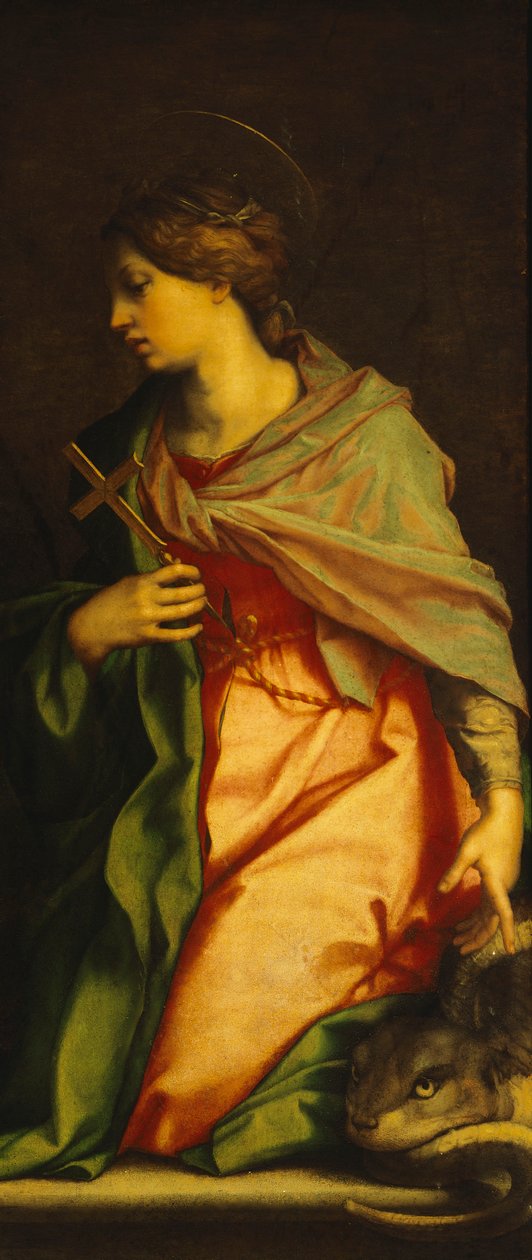 Painting of Santa Margherita, by Andrea del Sarto (1486-1530), Cathedral of Pisa بواسطة أندريا ديل سارتو