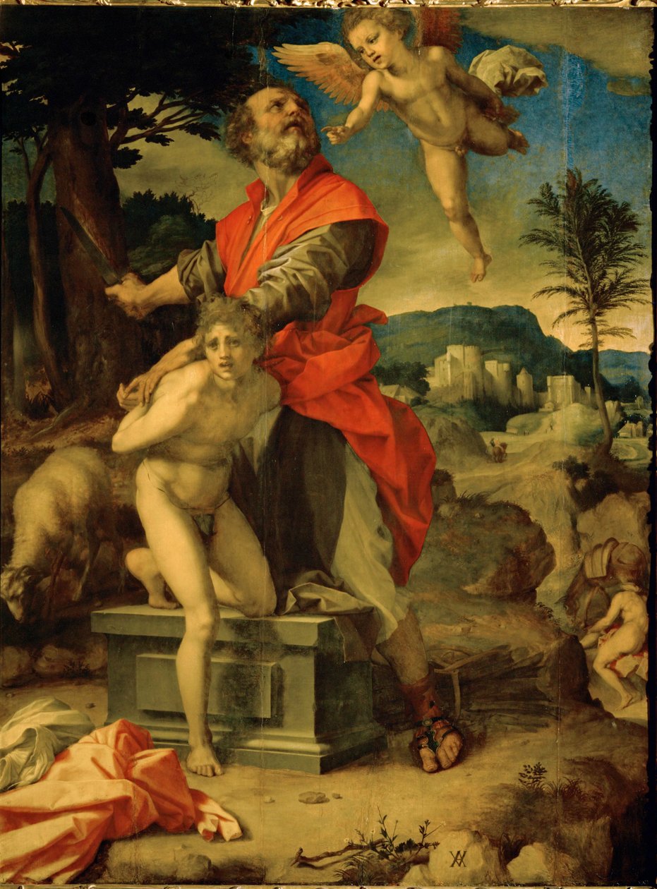 التضحية بإسحاق بواسطة أندريا ديل سارتو