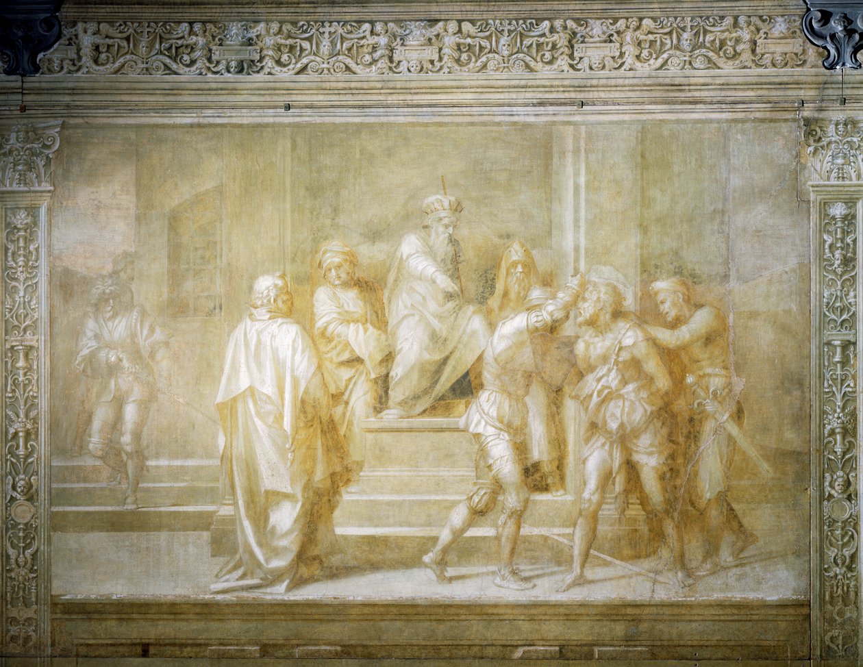 Saint John captured by order of Herod بواسطة أندريا ديل سارتو