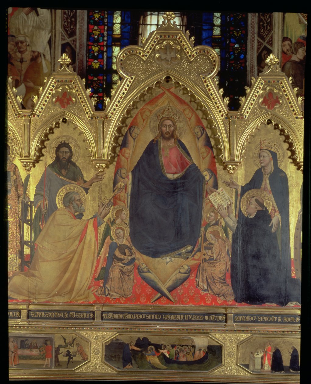 لوحة Strozzi Altarpiece ، 1357 تفاصيل 72246 بواسطة Andrea di Cione Orcagna