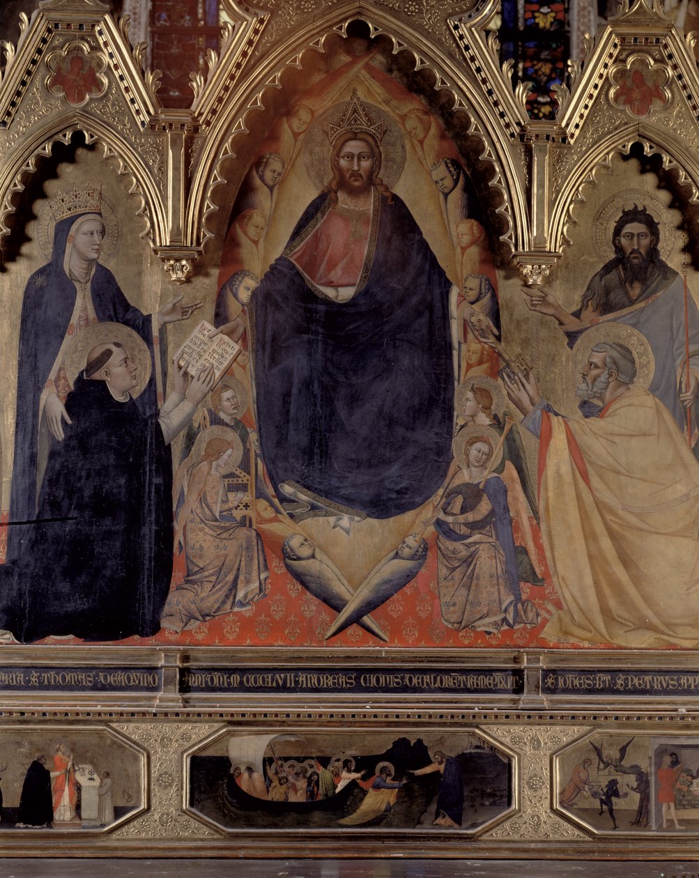 لوحة Strozzi Altarpiece ، 1357 تفاصيل 72246 بواسطة Andrea di Cione Orcagna