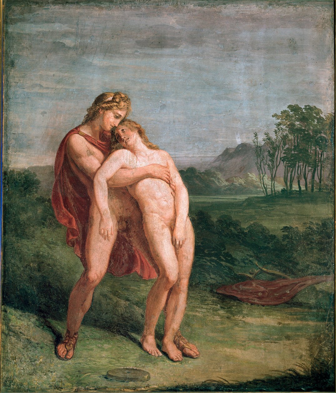 أبولو وهاسينثوس (Hyacinthe) فريسكو بواسطة أندريا أبياني (1754-1817) ديم. 116x100 سم ميلان ، بيناكوتيكا دي بريرا بواسطة أندريا الأكبر أبياني