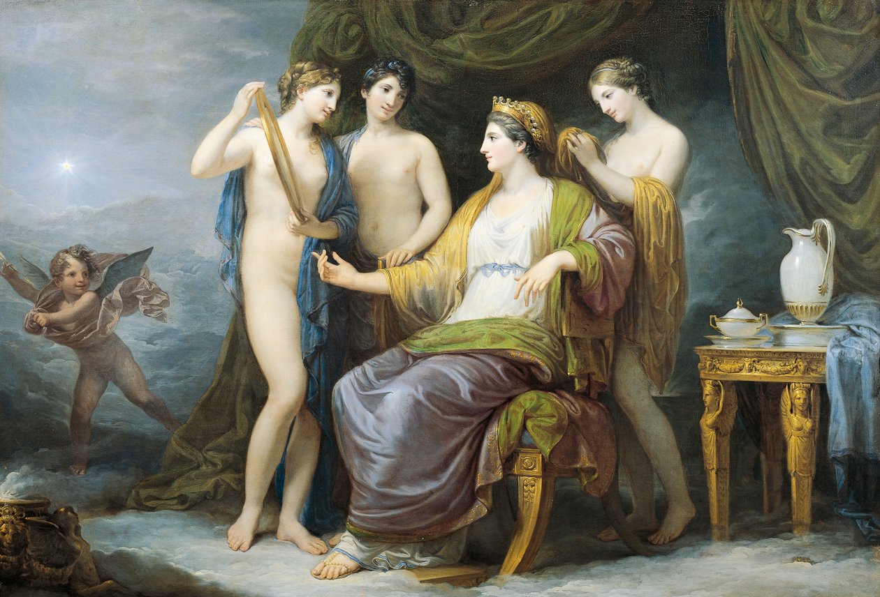 جونو باثينج أو جونو بزي جريس ، أندريا أبياني (1754-1817) ، زيت على قماش بواسطة أندريا الأكبر أبياني