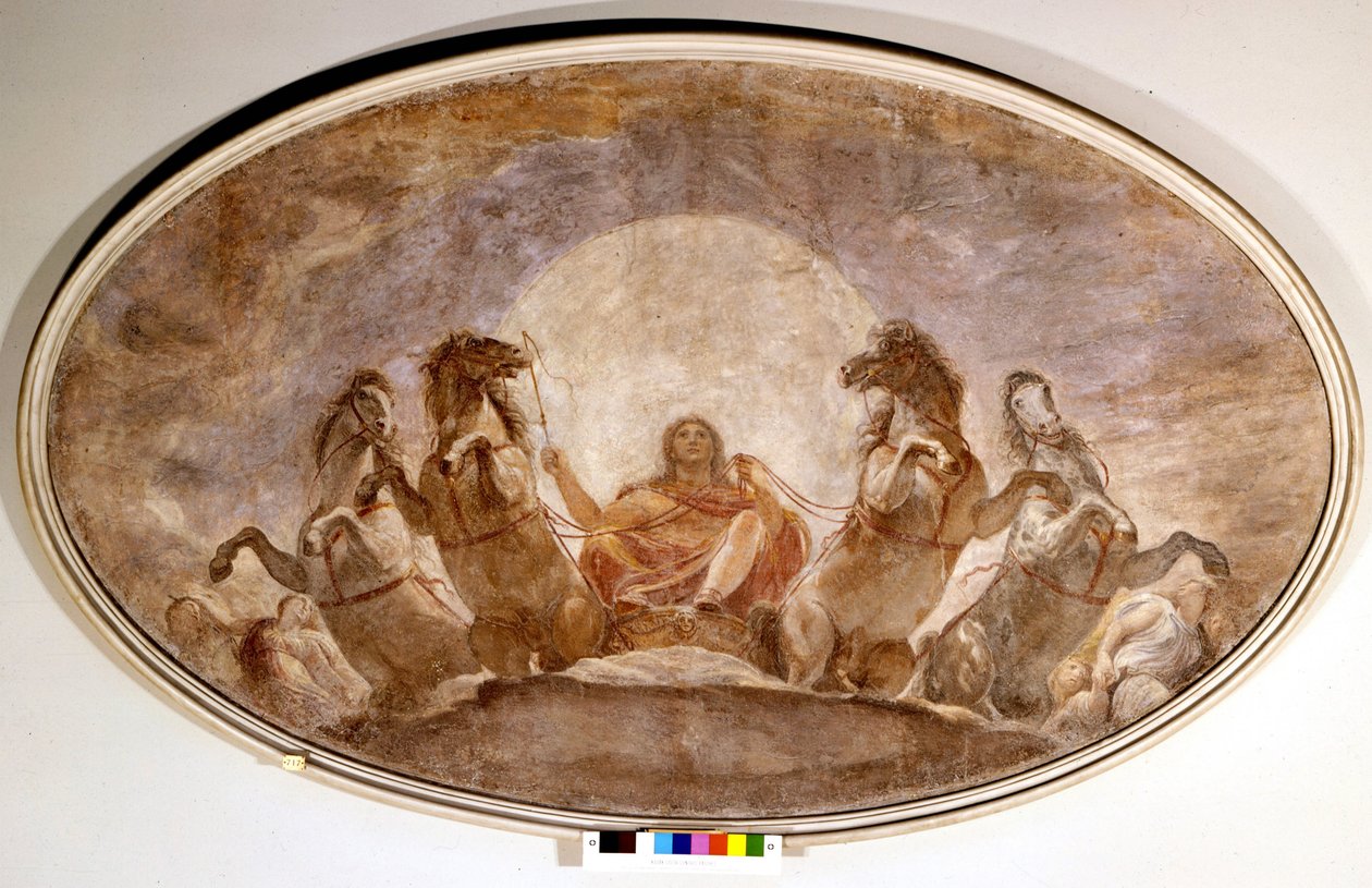 عربة أبولو. أندريا أبياني (1754-1817). لوحة. بيناكوتيكا دي بريرا. ميلان بواسطة أندريا الأكبر أبياني