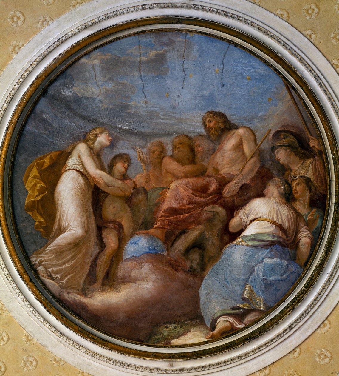 توندو رسمها أندريا أبياني (1754-1817) ، فيلا ريالي ، مونزا ، إيطاليا بواسطة أندريا الأكبر أبياني