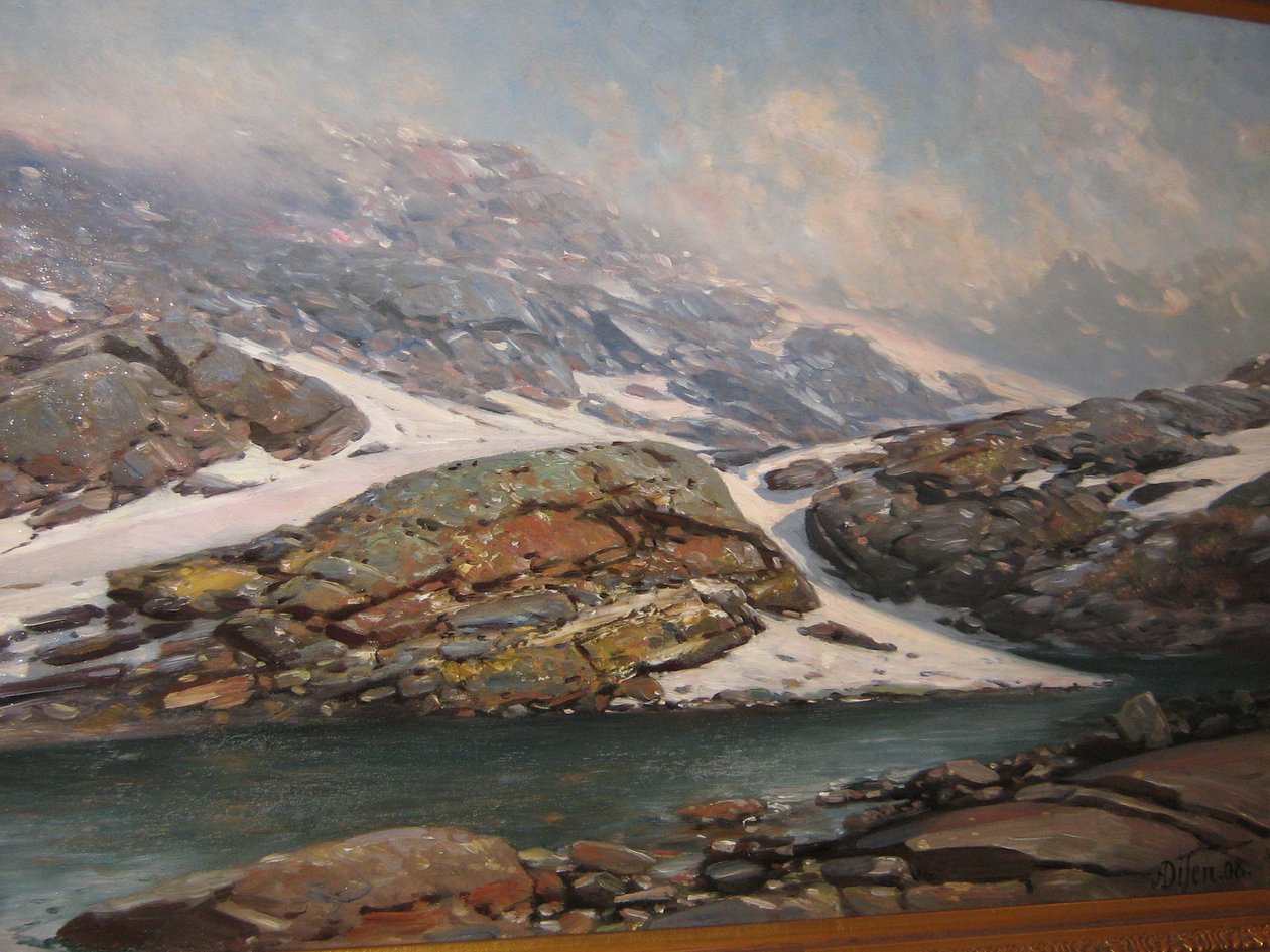 من Jotunheimen ، Melkedalen بواسطة أندرياس إدفارد ديسين