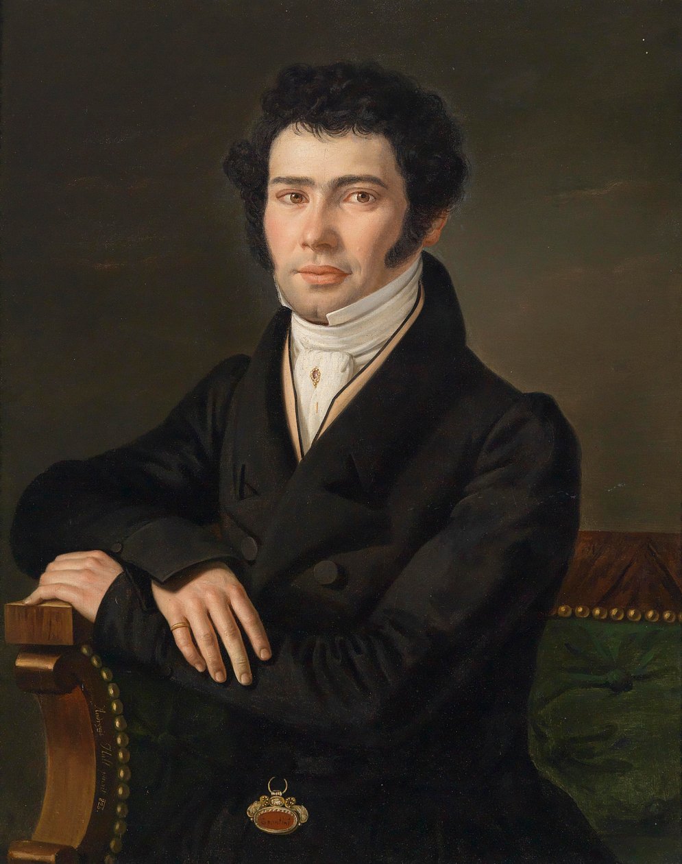 صورة لغاسباري سبونتيني (1774-1851) ، مؤلف أوبرا ومدير عام للموسيقى في برلين بواسطة أندرو هول