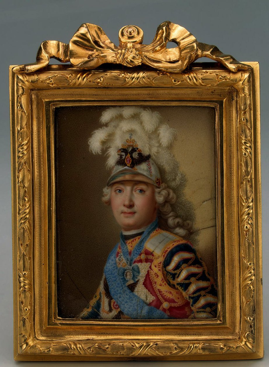 صورة للكونت غريغوري غريغوريفيتش أورلوف ، c.1770 (مينا على النحاس) بواسطة أندريه إيفانوفيتش تشيرنيي