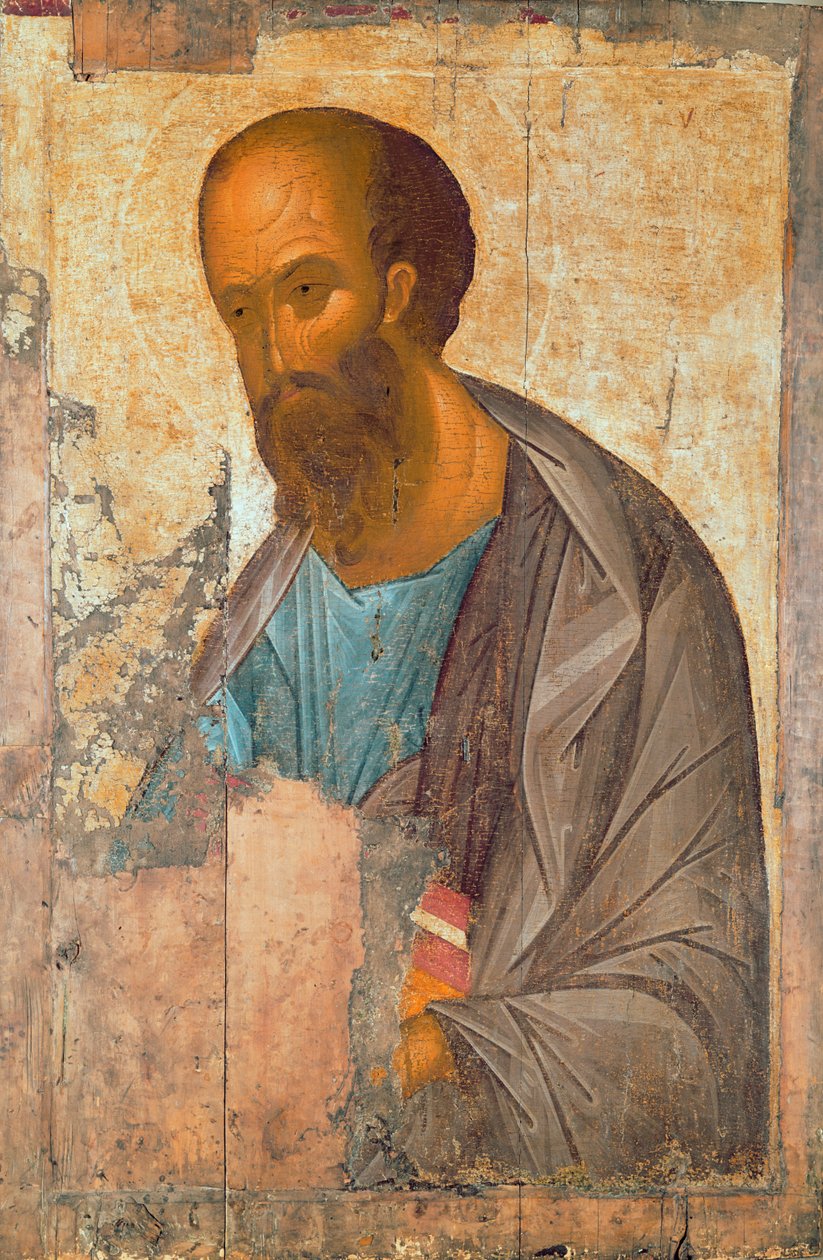 سانت بول ، 1407 (درجة الحرارة على اللوحة) بواسطة أندريه روبليف