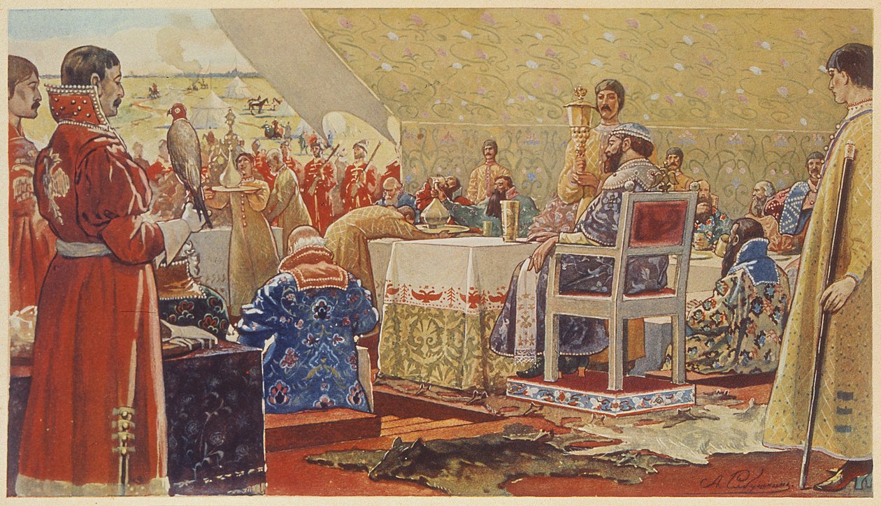 عيد القيصر الكسيس الأول ميخائيلوفيتش (قال القيصر المسالم جدا بواسطة أندريه بتروفيتش ريابوشكين