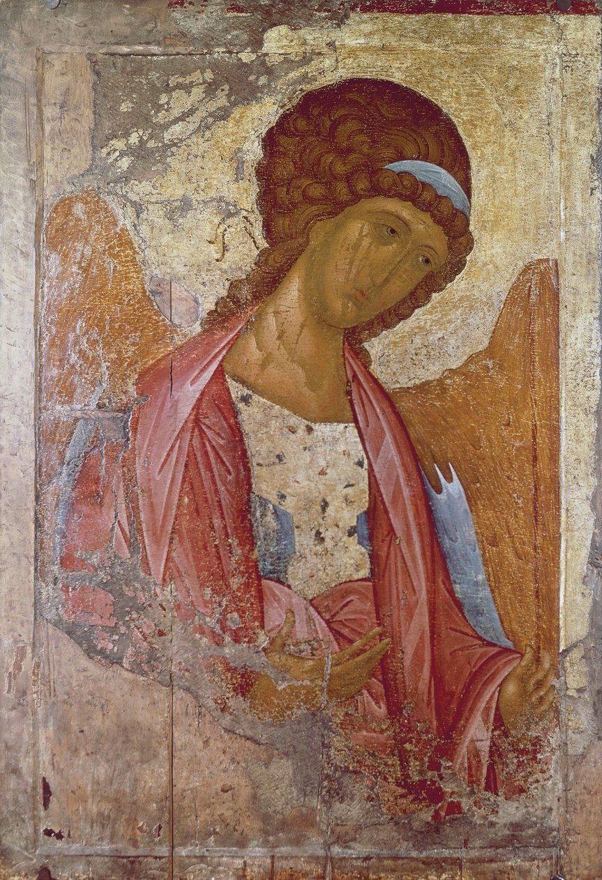 The Archangel Michael, by Andrei Rublev or Andrej Rubljov (1360-1430), painted between 1410 and 1420, Icon. بواسطة أندريه روبليف
