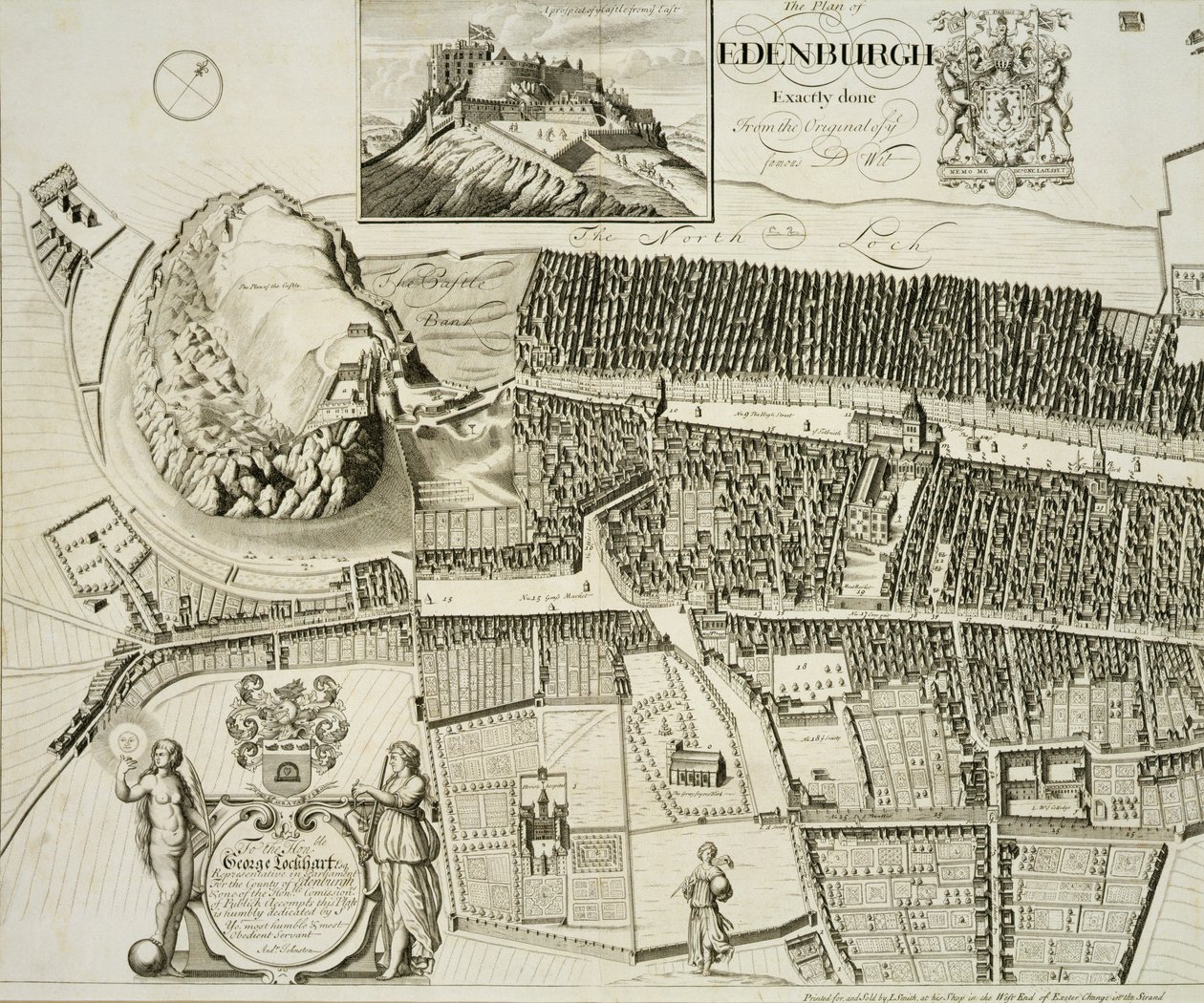 خطة إدنبرة ، حانة. بقلم جون سميث (c.1652-1742) ج 1710 بواسطة أندرو جونستون