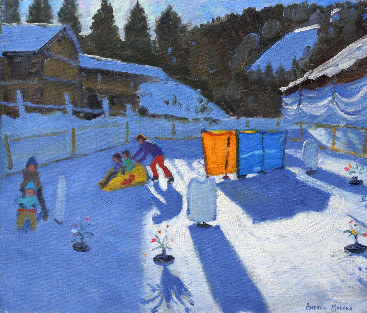 حلبة التزلج للأطفال ، Clusaz ، 2014 ، بواسطة أندرو ماكارا