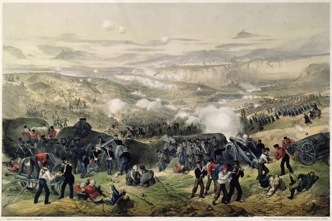 معركة إنكرمان ، 5 نوفمبر 1854 ، 1855 بواسطة أندرو ماكلور