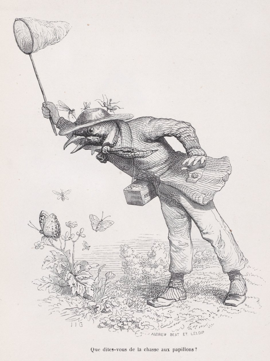 ماذا تقول عن مطاردة الفراشات من مشاهد من القطاعين الخاص والعام ... ، كاليفورنيا. 1837-47. بواسطة أندرو بست ليلوار