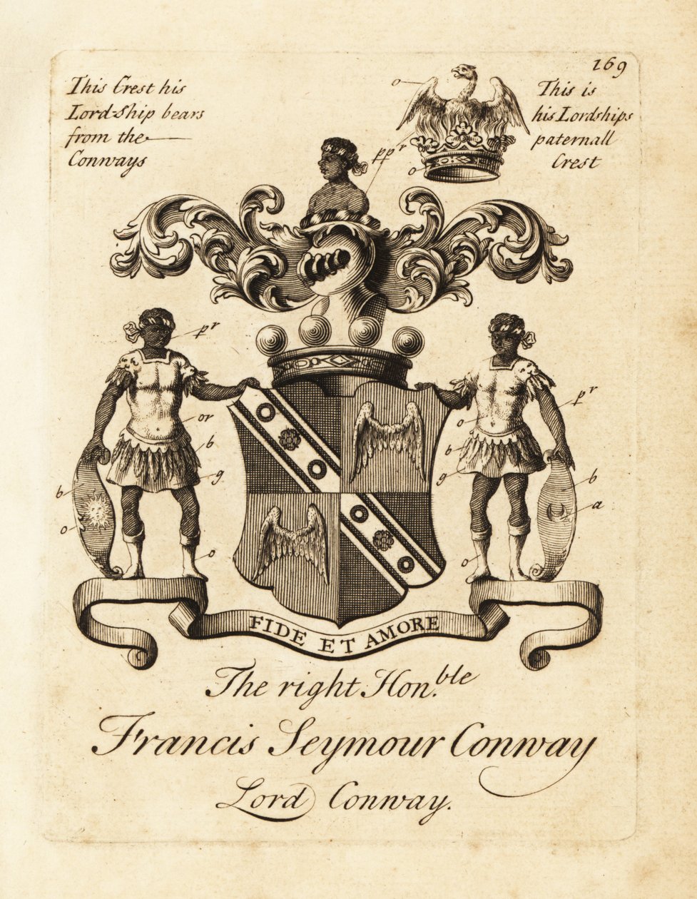 Coat of arms of the Right Honourable Francis Seymour Conway, Lord Conway بواسطة أندرو جونستون