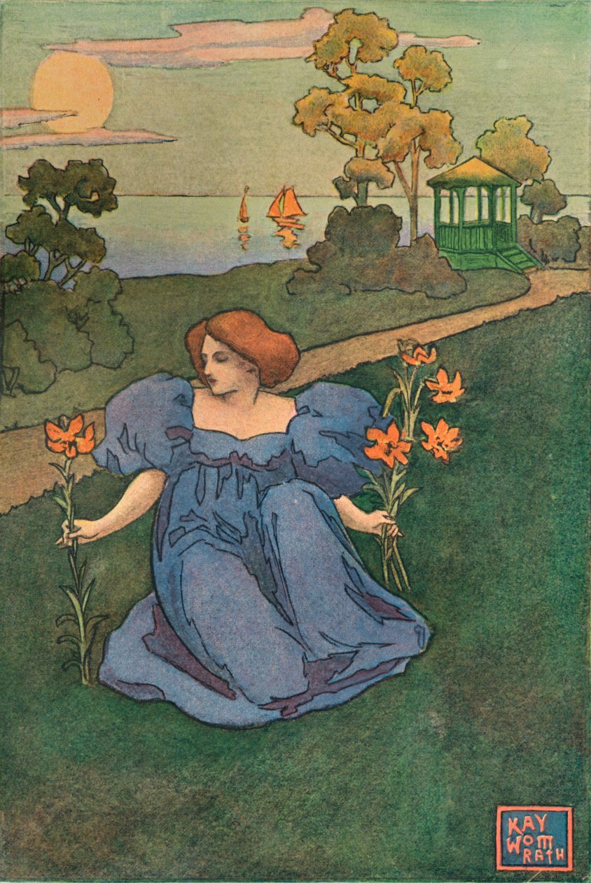 لوحة زخرفية من تصميم Kay Womrath ، c1899 بواسطة أندرو كاي ومراث