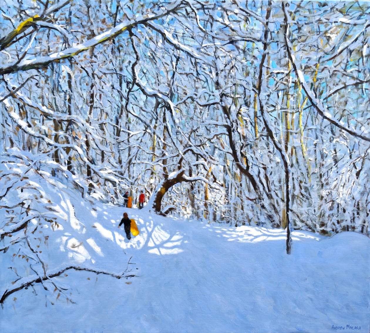 زلاجات صفراء وبرتقال ، أليستري بارك ، ديربي. 36 × 40،2018 ، بواسطة أندرو ماكارا