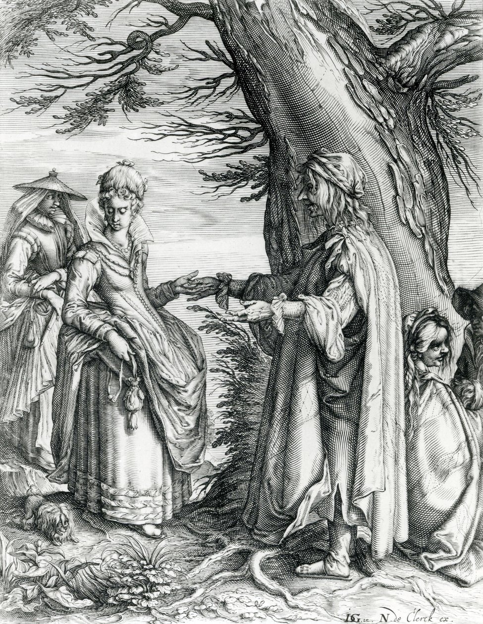 The Fortune Teller ، c.1608 بواسطة أندريس جاكوبز ستوك