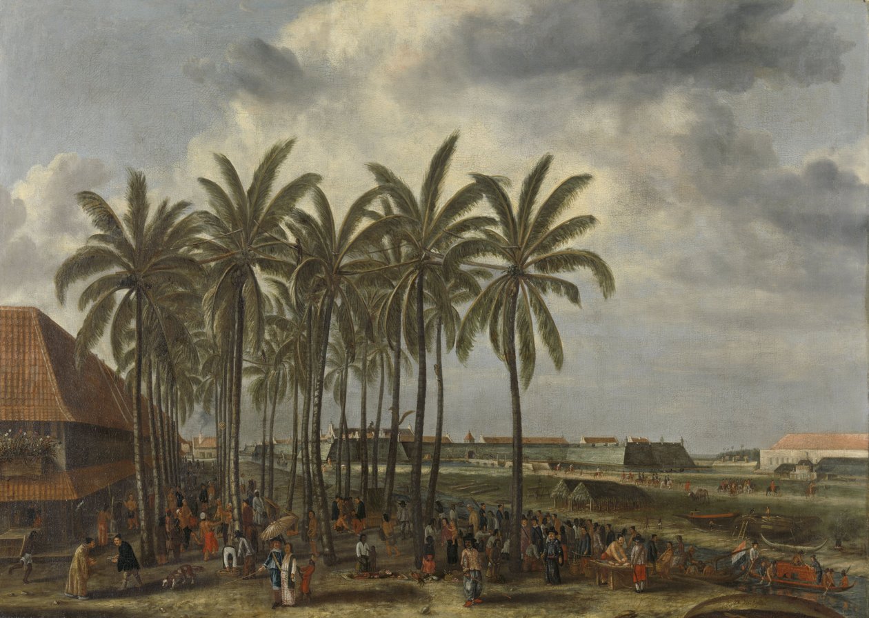 قلعة باتافيا ، 1661 بواسطة أندريس بيكمان