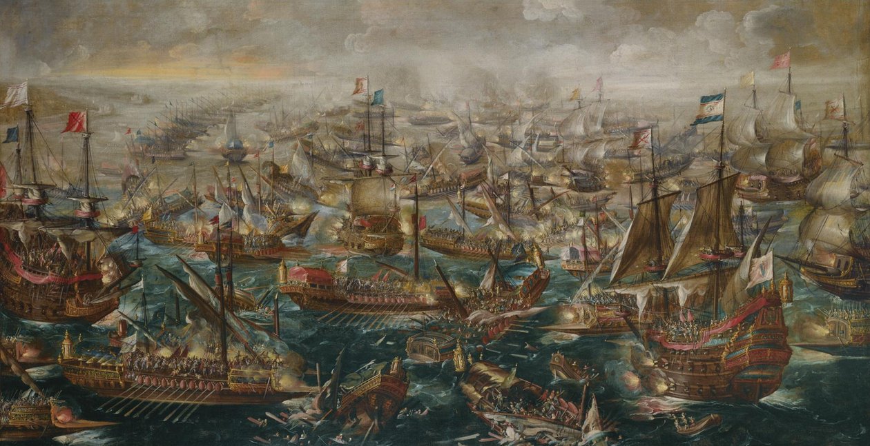 معركة ليبانتو في 7 أكتوبر 1571 ، 1640 بواسطة Andries van Eertvelt