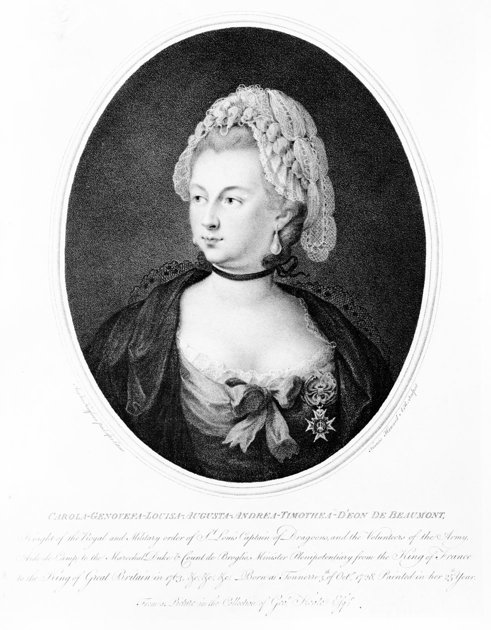 صورة ل Chevalier d&39;Eon ، 1788 بواسطة أنجليكا كوفمان