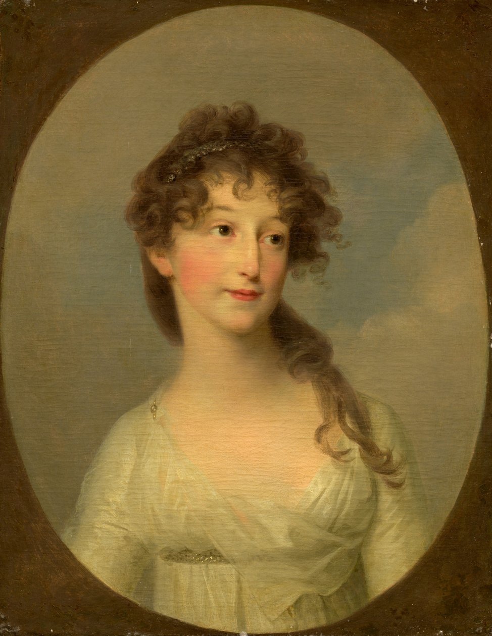 ربما فرانسيسكا كراسينسكا ، دوقة كورلاند ، ج. 1790. بواسطة أنجليكا كوفمان