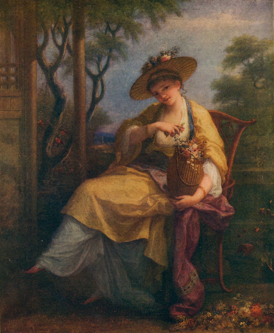بورتريه ذاتي لأنجيليكا كوفمان ، c1780 بواسطة أنجليكا كوفمان