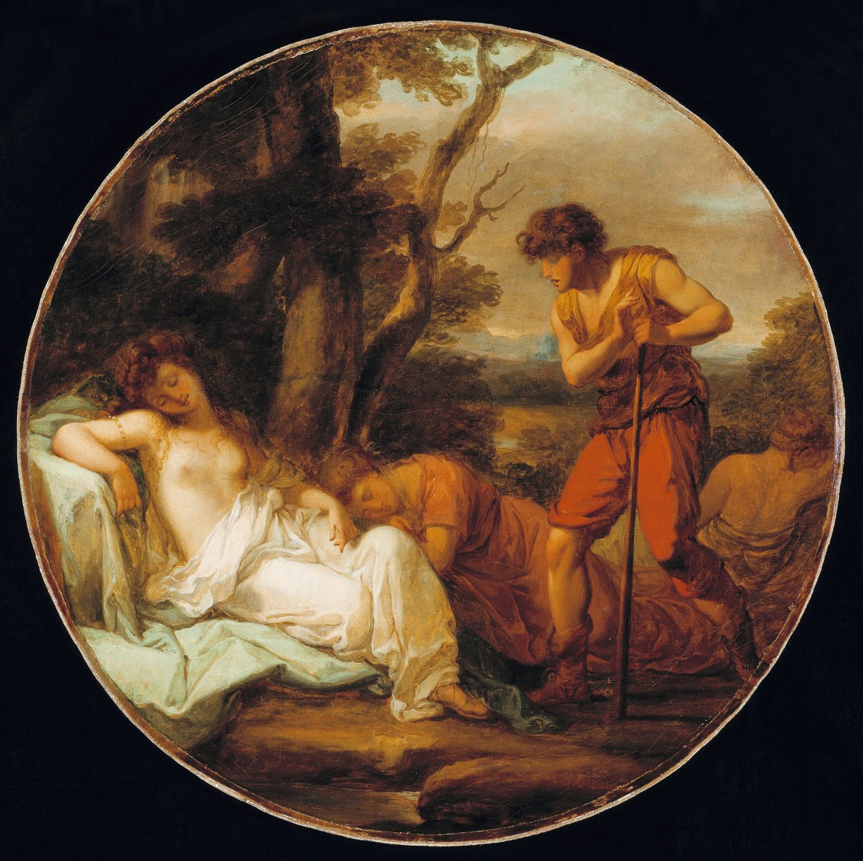 Cymon و Iphigenia ، ج. 1780 بواسطة أنجليكا كوفمان