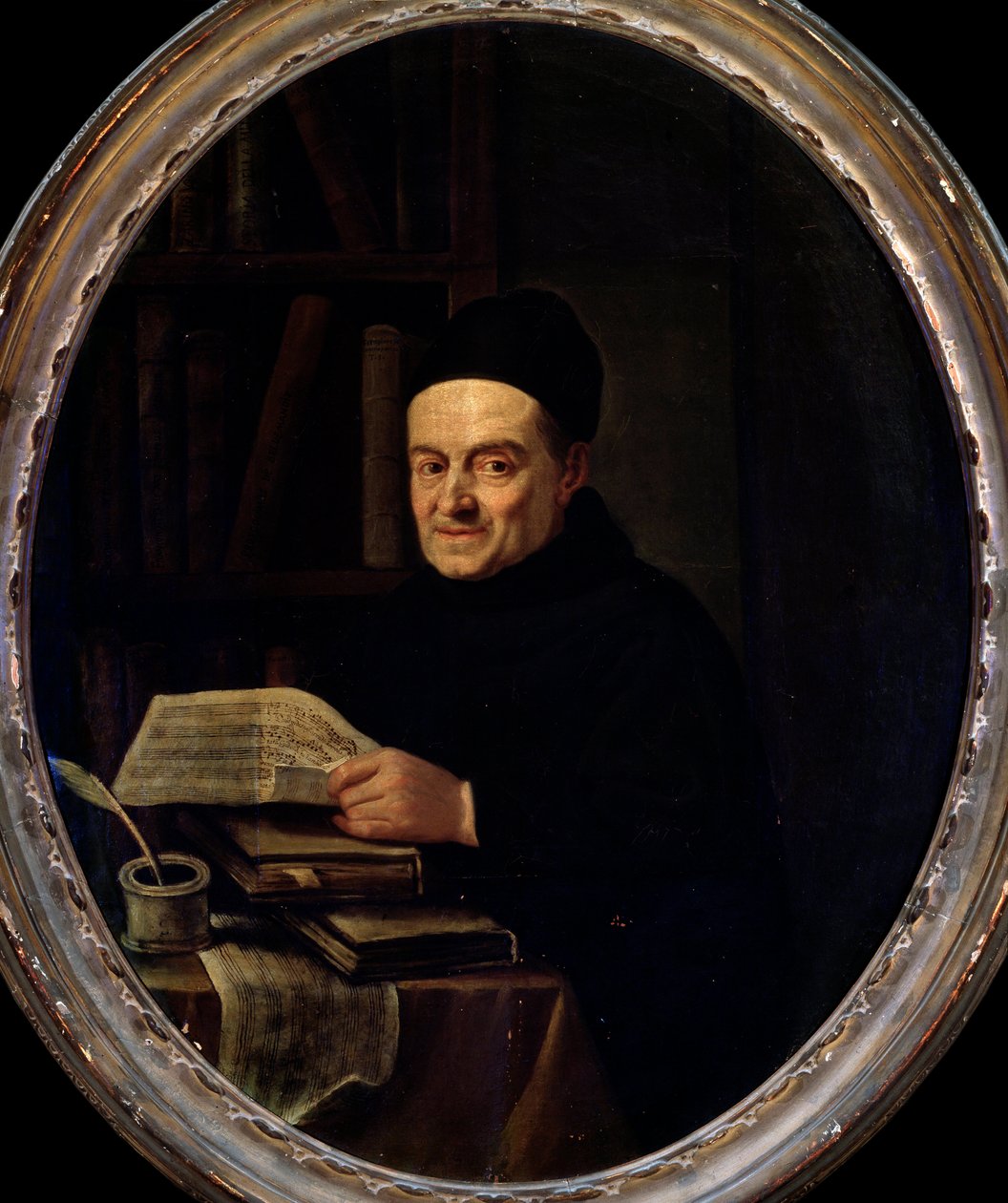 Portrait of Giovanni Battista Martini (Padre Martini) (Pere Martini) (1706-1784). Painting by Angelo Crescimbeni (1734-1781). 18th century. Bologna, civico Museo Museo بواسطة أنجيلو كريسكيمبيني
