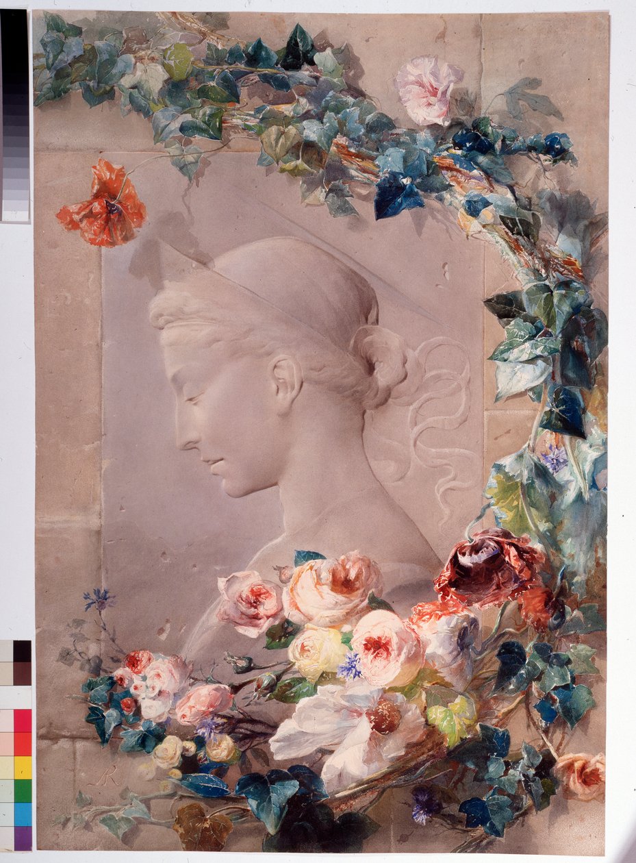 تمثيل للون سانت سيسيل المائي لأنجيلو روسي (1814-1871) 1859 خافت 81x55 سم جينات ، معرض الفن الحديث ، رقم الجرد 108 بواسطة أنجيلو روسي