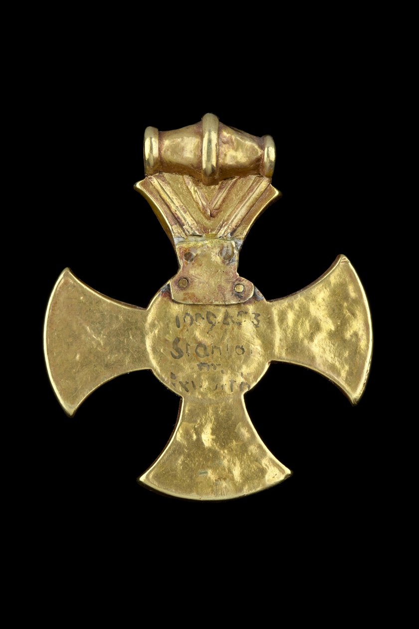 عكس الصليب Ixworth (العقيق والذهب) بواسطة الأنجلو ساكسون