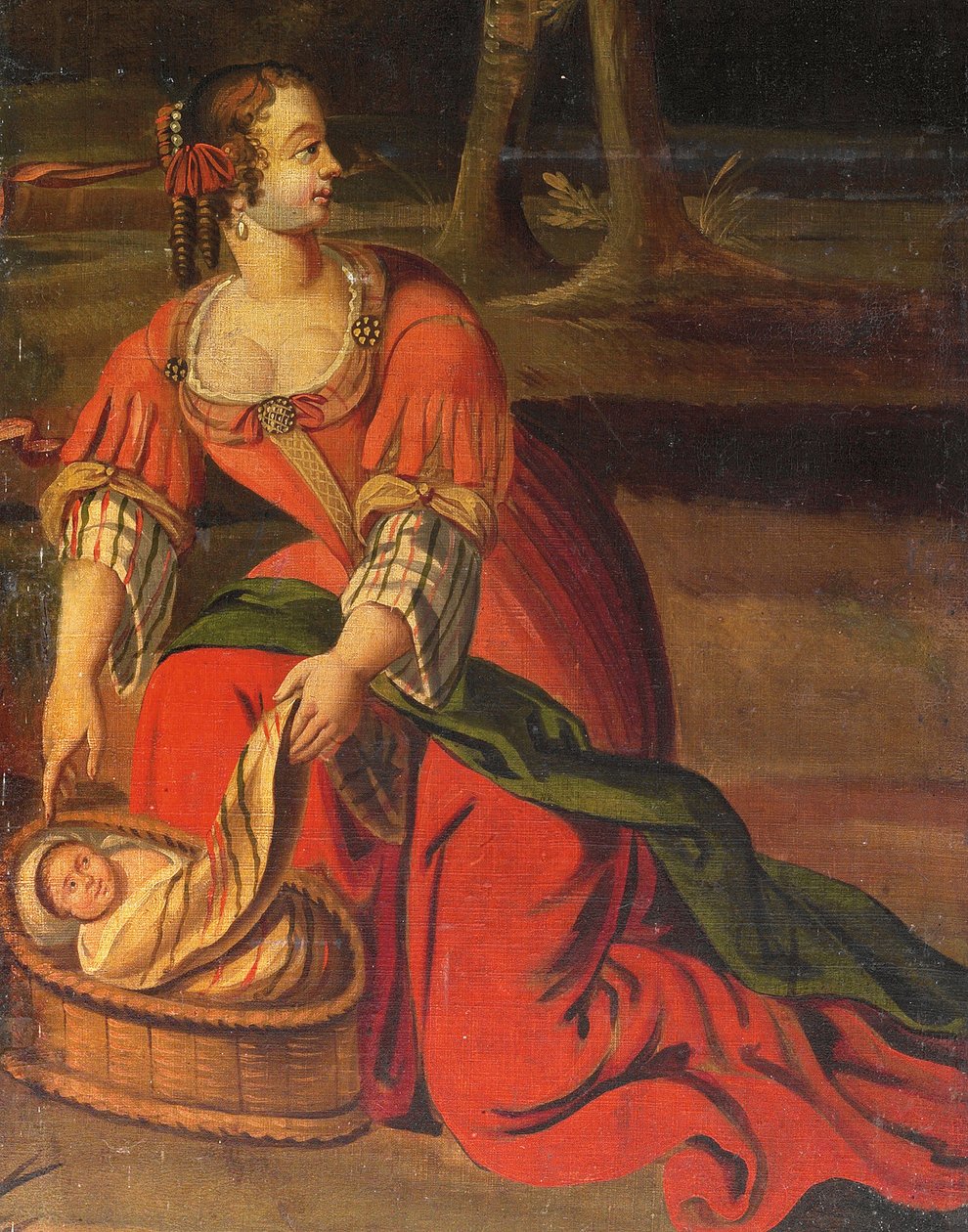 شاشة مزدوجة الجوانب ذات أربعة أضعاف ، c.1700 بواسطة المدرسة الأنجلو الفلمنكية