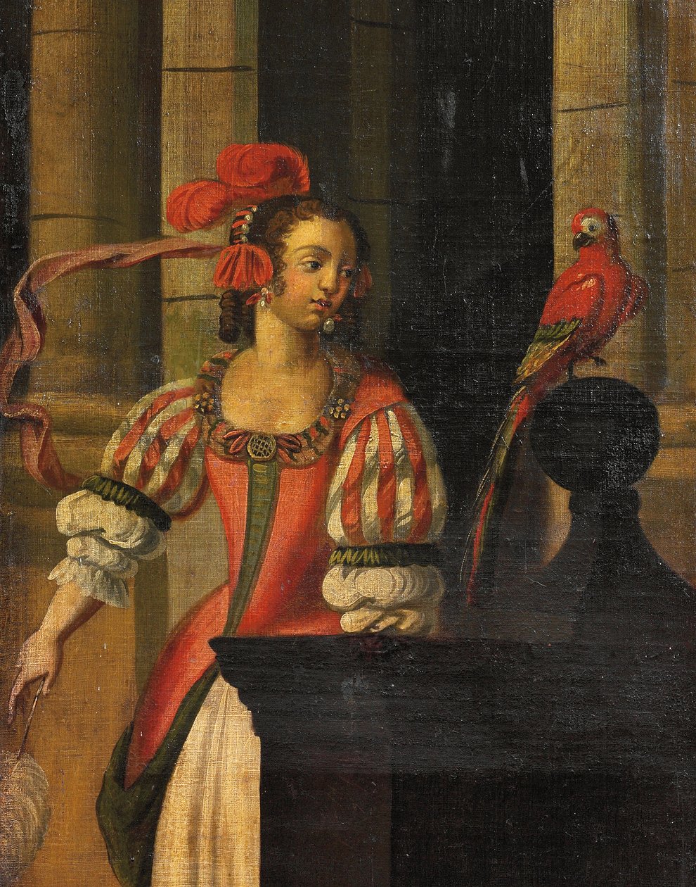 شاشة مزدوجة الجوانب ذات أربعة أضعاف ، c.1700 بواسطة المدرسة الأنجلو الفلمنكية