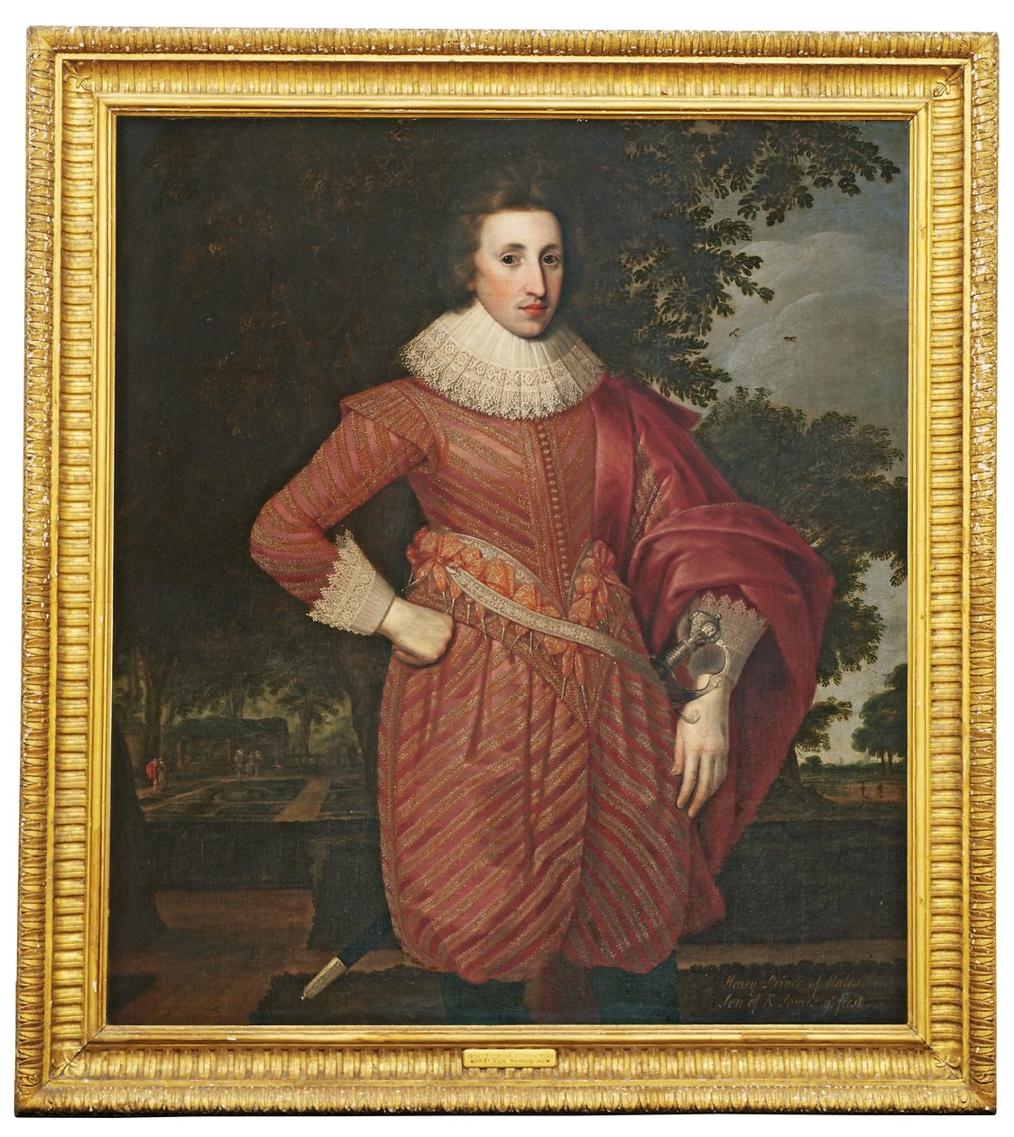 صورة لرجل نبيل ، يُعرف تقليديًا باسم هنري ، أمير ويلز ، c.1620 بواسطة المدرسة الأنجلو الفلمنكية