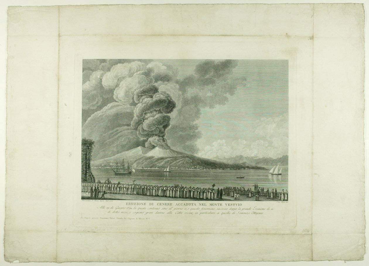ثورة فيزوف ، 1794 بواسطة آنا اليساندرو