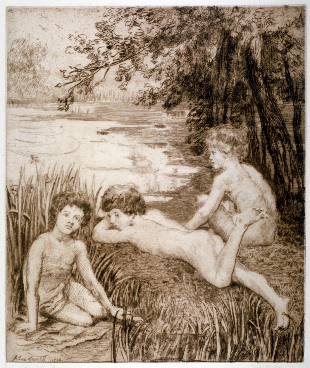 "البط البري" ، 1913. بواسطة آنا ليا ميريت