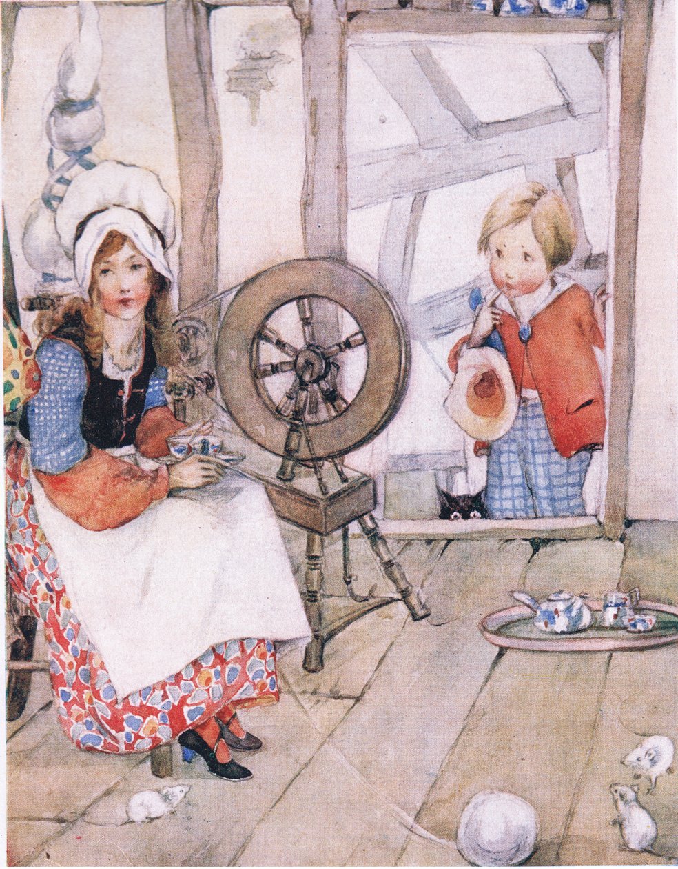 الزوار ، من The Big Book for Children (Herbert Strang) الذي نشرته همفري ميلفورد ، مطبعة جامعة أكسفورد ، c.1920 بواسطة آن أندرسون