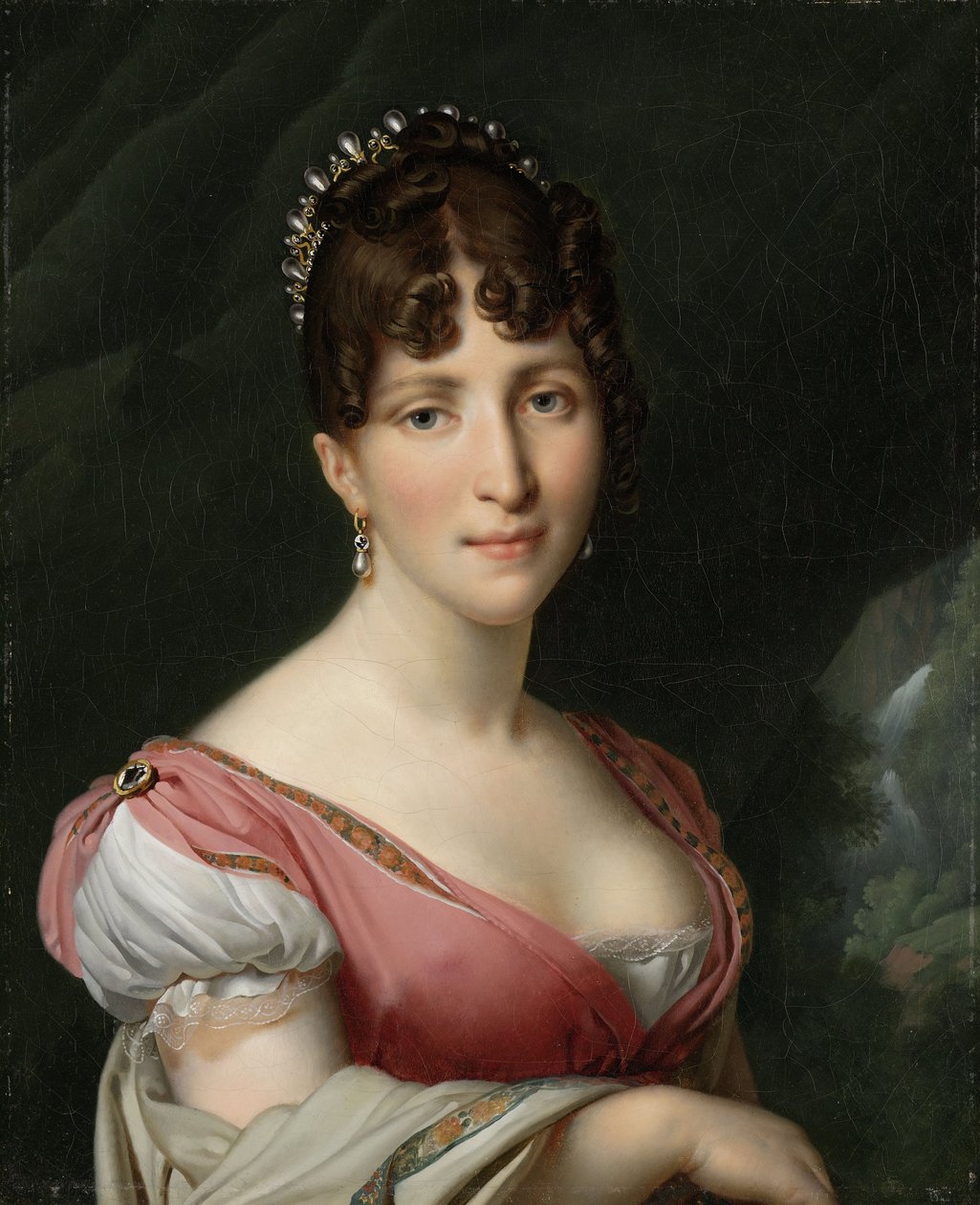 Hortense de Beauharnais بواسطة آن لويس جيروديت دي روسي تريوسون