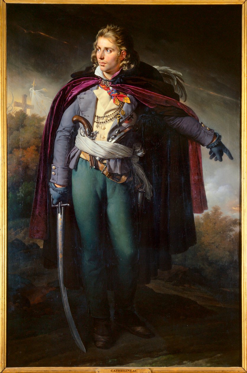 صورة جاك كاثلينو (1759 - 1793) generalissime Vendeen بواسطة آن لويس جيروديت دي رويسي تريوسون