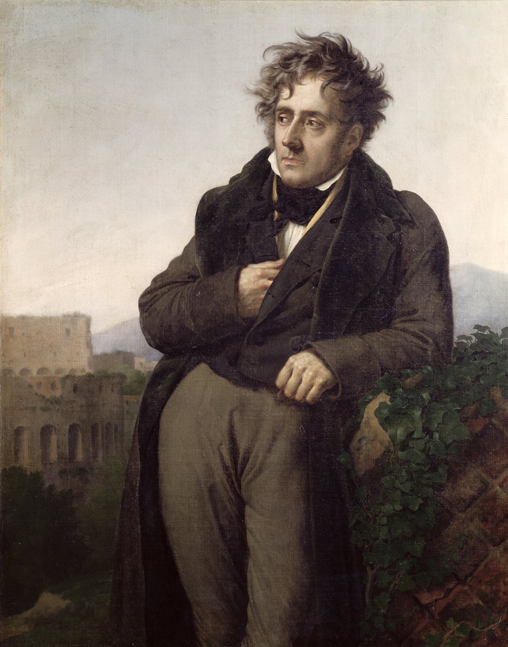 صورة لفرنسوا رينيه (1768-1848) Viscount of Chateaubriand ، c.1811 (انظر أيضًا 75712) بواسطة آن لويس جيروديت دي رويسي تريوسون